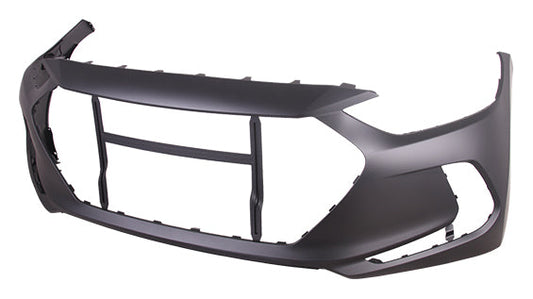 Bumper Fr Primed Usa Built W/O Tow Hook Hole Exclude Sport - Hyundai Elantra Sedan 2017-2018