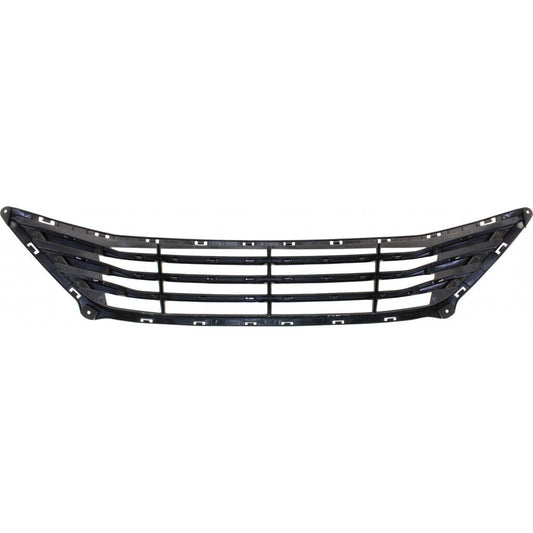 Grille Lower Black W/Smoke Chrome Bar Trim Usa Built Model - Hyundai Elantra Sedan 2014-2016
