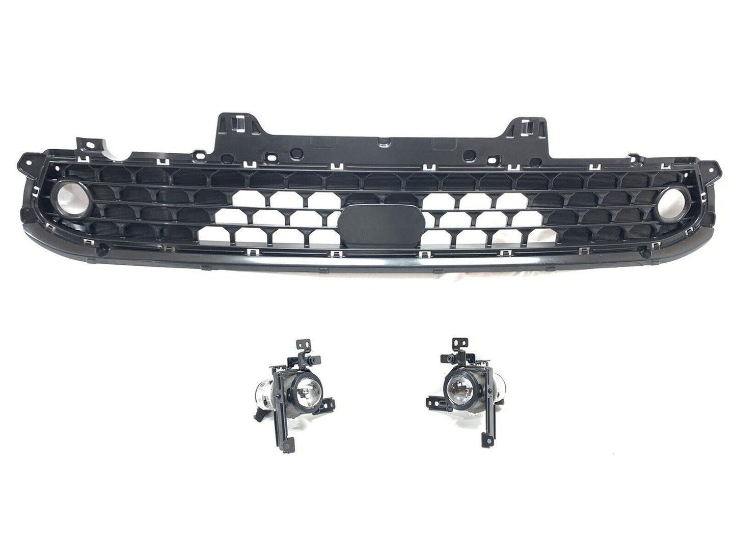 Grille Fr Dark Gray W/Adaptive Cruise/Fog Lamps For Ltd/ Preferred Models - Hyundai Kona 2022-2023