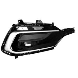 Grille Rh Ptd Black/Silver W/Hole Insert Sport - Hyundai Santa Fe Sport 2013-2018