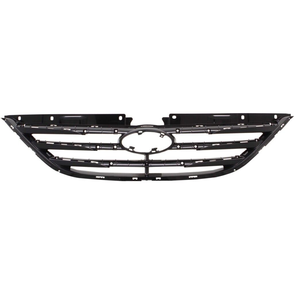 Grille With Ptm Bars Use With Chrome Moulding (Not Include Moulding) - Hyundai Sonata 2014