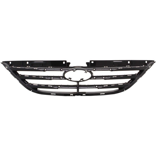 Grille With Ptm Bars Use With Chrome Moulding (Not Include Moulding) - Hyundai Sonata 2014