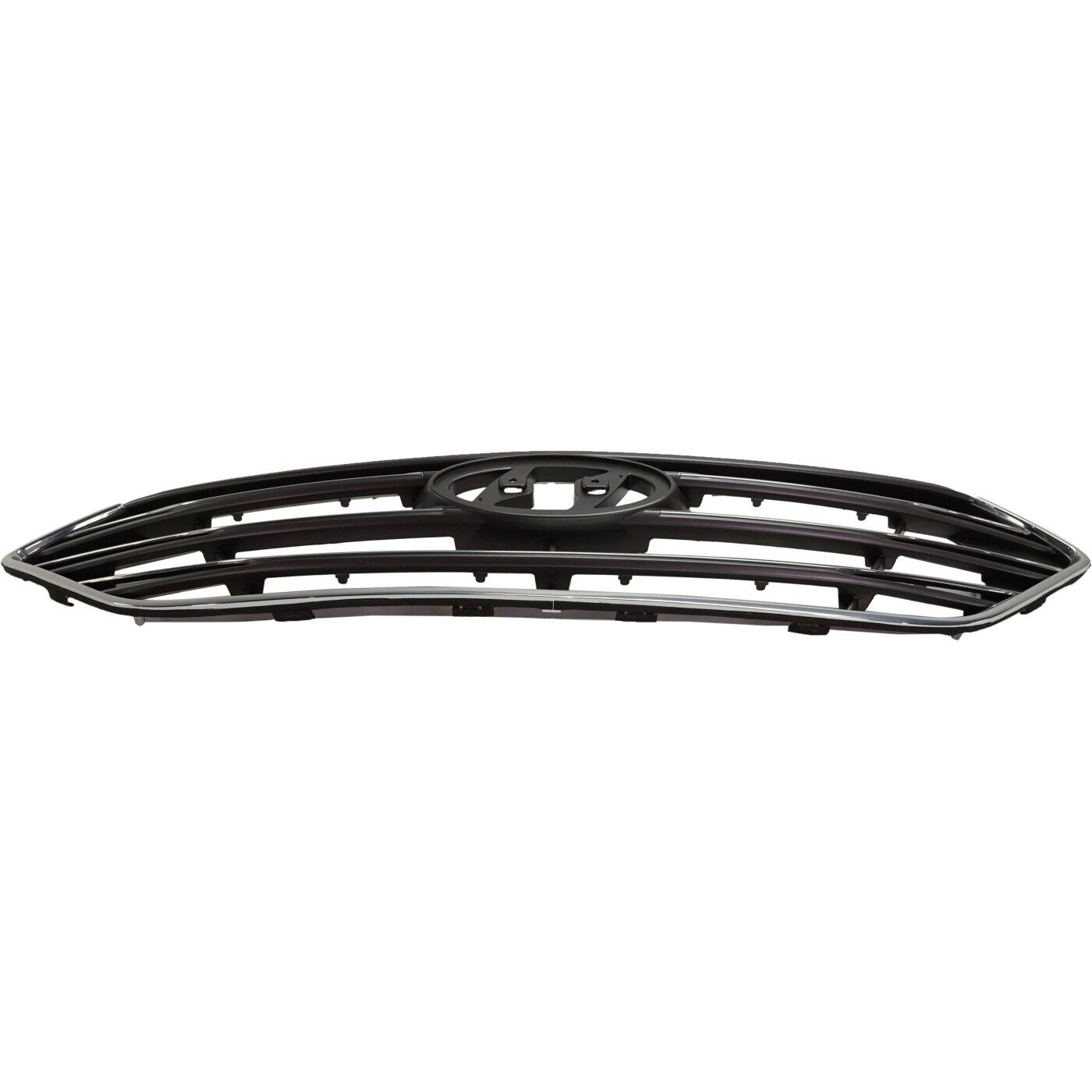 Grille Silver W/Chrome Moulding W/O Camera Sport - Hyundai Santa Fe Sport 2013-2018