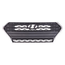 Grille Chrome Frame W/Black Bars Use W/O Auto-Brake - Hyundai Accent Sedan 2018-2022 | Hyundai Accent Hatchback (Canada) 2018-2020
