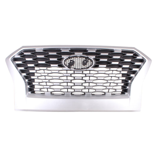 Grille Fr Ptd Silver Gray Fits Sel W/O Park Assist Se/ Essential - Hyundai Palisade 2020-2022