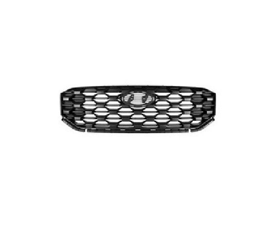 Grille Fr Black W/O Camera/ Emblem Exclude Hyb - Hyundai Santa Fe 2021-2023