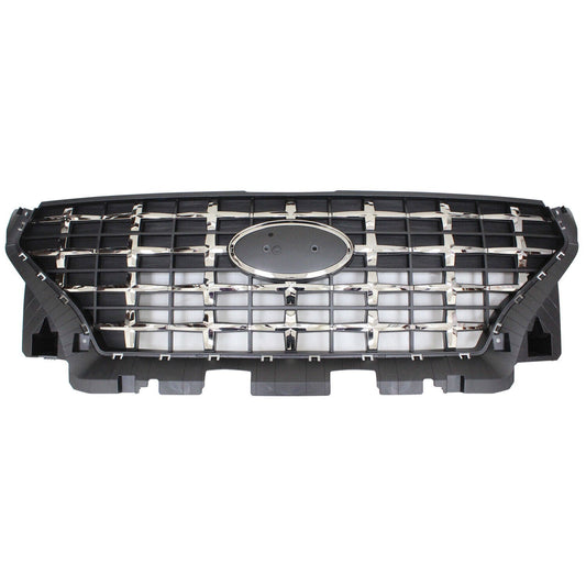 Grille Fr W/Smoked Chrome Molding W/O Emblem - Hyundai Venue 2020-2023