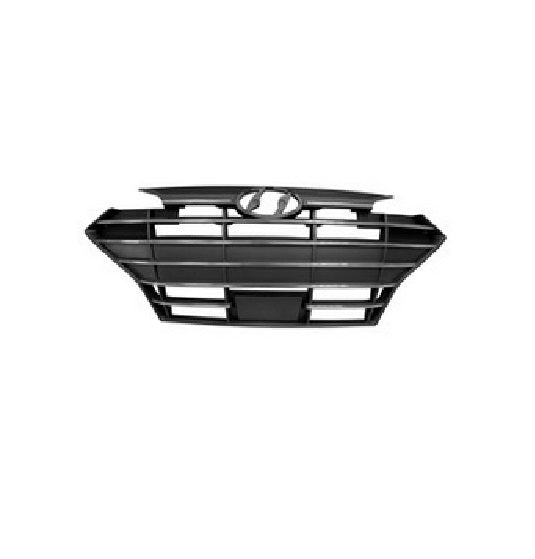 Grille Fr Black W/6 Chrome Bars W/ Adaptive Cruise Exclude Sprt - Hyundai Elantra Sedan 2019-2020