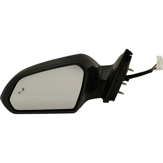 Door Mirror Lh Power Textured W/Blind Spot/Signal/Heat - Hyundai Sonata 2018-2019