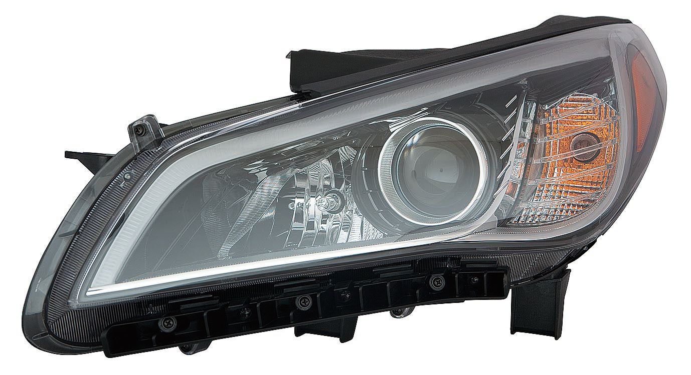 Head Lamp Lh Halogen W/Black Bezel/Chrome Trim/Sonata 15-17/Sport/Limited16-17 - Hyundai Sonata 2015-2017