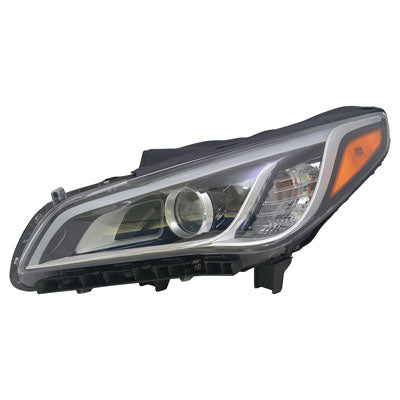 Head Lamp Lh Hid Hq - Hyundai Sonata 2015-2017