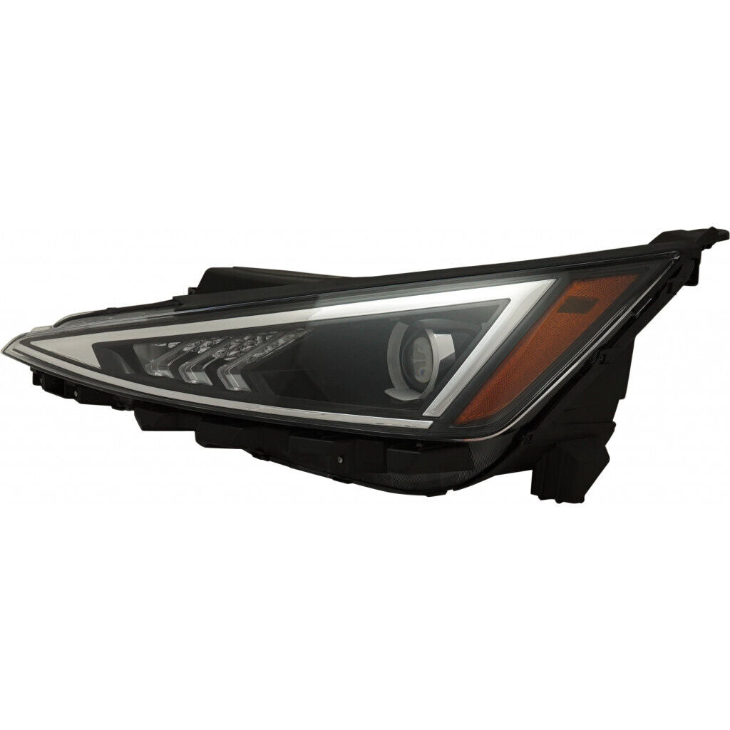 Head Lamp Lh Halogen W/O Led Drl Us Built - Hyundai Elantra Sedan 2019-2020