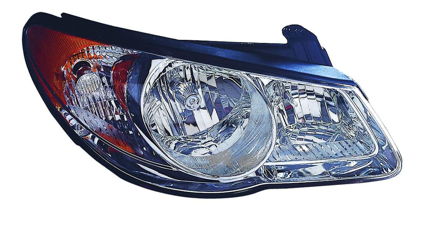 Head Lamp Rh Hq - Hyundai Elantra 2007-2009