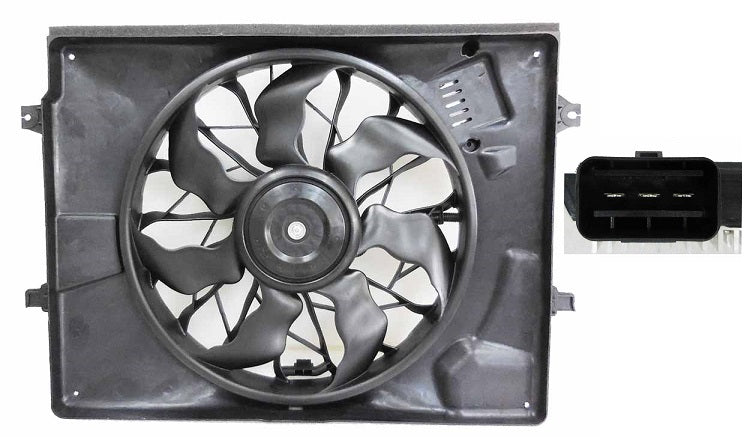 Cooling Fan Assy - Hyundai Sonata Hybrid (Canada) 2019 | Hyundai Sonata Hybrid 2018-2019