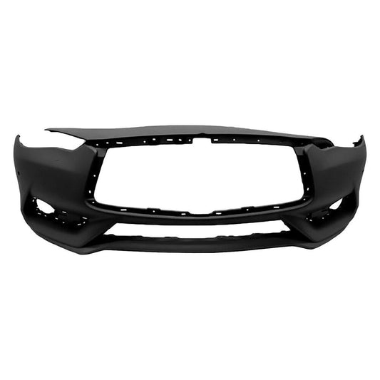 Bumper Fr Primed Ptm W/Park Assist Sensor - Infiniti Q60 Coupe 2017-2022