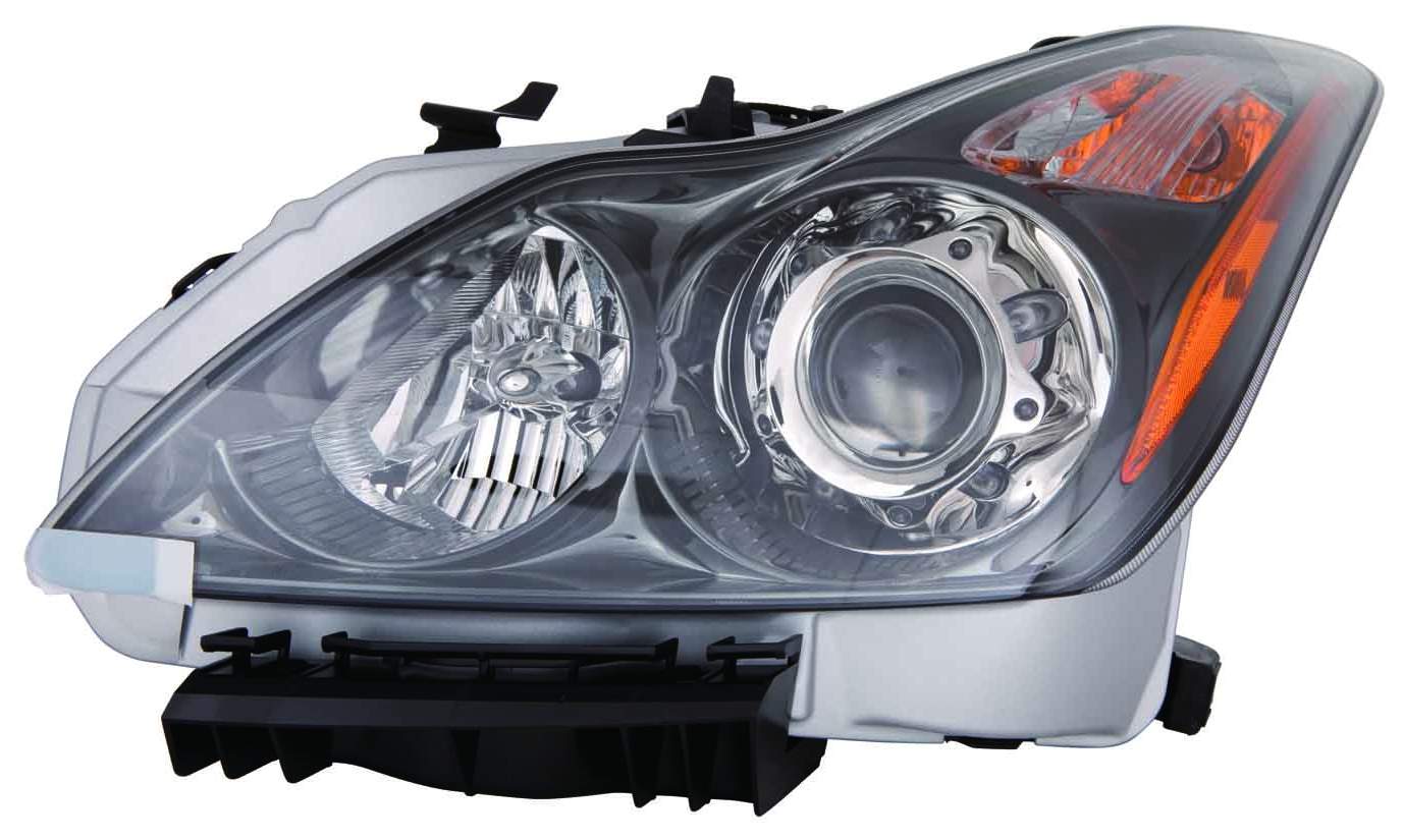 Head Lamp Lh Hid W/Dark Titanium Bezel Hq - Infiniti Q60 Coupe 2014 | Infiniti G37 Convertible 2009-2013 | Infiniti G37 Coupe 2008-2013
