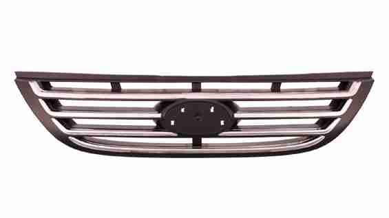 Grille Chrome/Black - Kia Spectra (2004-)(Sedan) 2007-2008