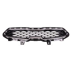 Grille Ptd Black W/Chrome Moulding Ex/S Model - Kia Forte 2019-2021