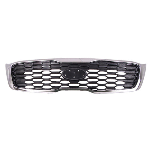 Grille L/Lx Model Matte Black W/Chrome Frame - Kia Sorento 2019-2020