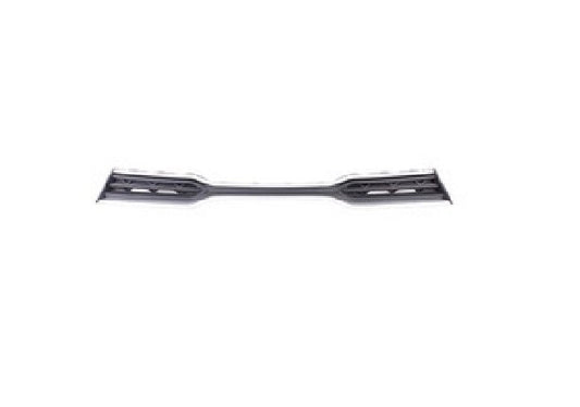 Grille Fr Upper Matte Black W/Silver Molding - Kia Rio Sedan 2022-2023 | Kia Rio Hatchback 2022-2023