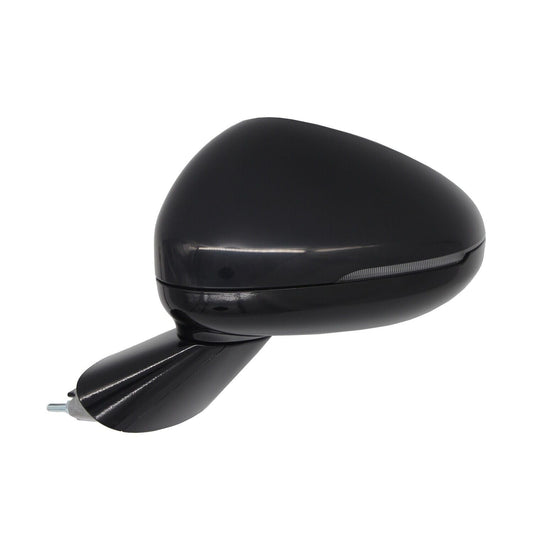 Door Mirror Lh Power Ptm Htd Gloss Black W/Blind Spot/Signal Fits Gt - Kia K5 2021-2024