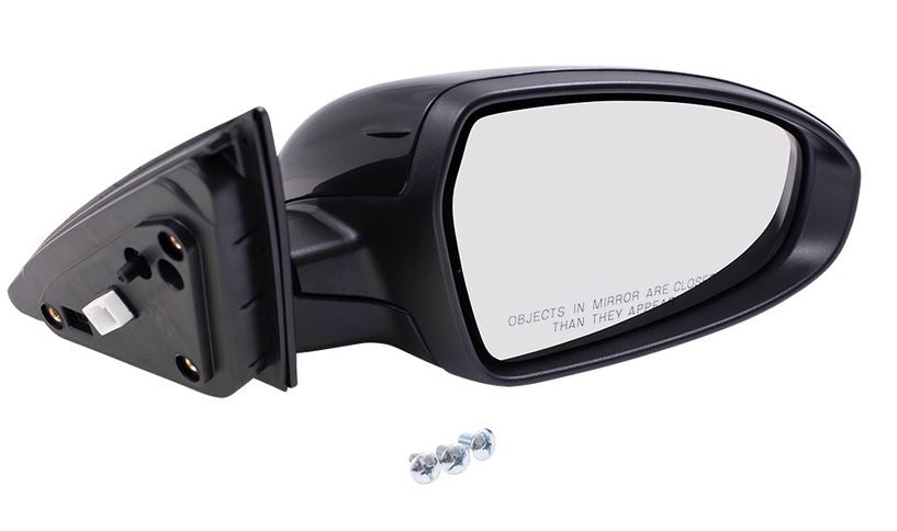 Door Mirror Rh Power Htd Gloss Black W/Signal - Kia Forte 2019-2021
