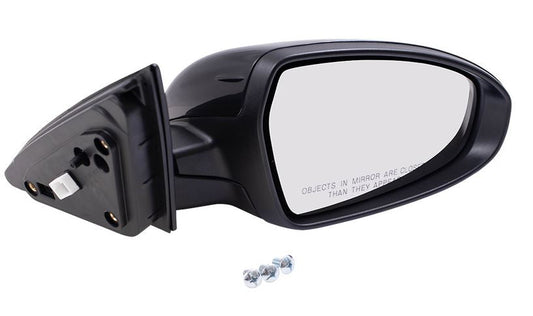 Door Mirror Rh Power Htd Gloss Black W/Signal - Kia Forte 2019-2021