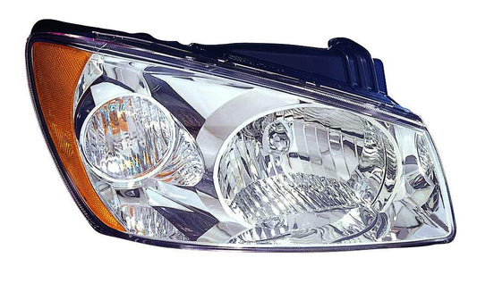Head Lamp Lh Chrome Lx Model Hq - Hyundai Accent Sedan 2000-2009 | Hyundai Accent Hatchback 2000-2009 | Hyundai Tiburon 2003-2008
