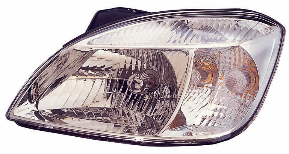 Head Lamp Lh Chrome Bezel Hq - Kia Rio5 2006-2011 | Kia Rio Sedan 2006-2011