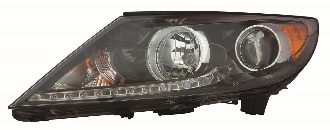 Head Lamp Lh W/O Led Accent Light W/Led Drl Hq - Kia Sportage 2013-2016