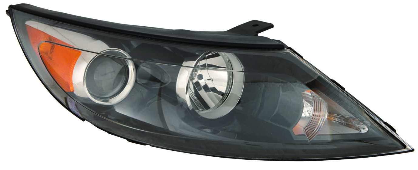 Head Lamp Rh Halogen Hq - Kia Sportage 2011-2012