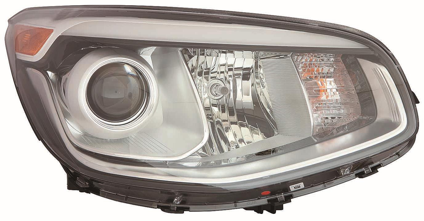 Head Lamp Rh Halogen Projection Type W/O Auto Hq - Kia Soul 2014-2016