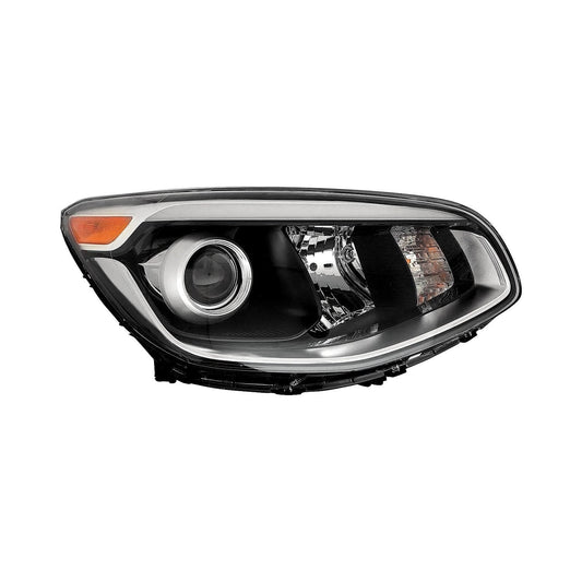 Head Lamp Rh Halogen Projector Type W/Led Accent W/O Leveling Hq - Kia Soul 2014-2019