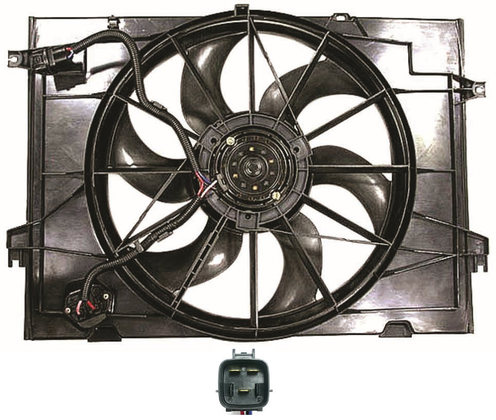 Radiator Fan Assy 2.0L - Kia Sportage 2005-2007 | Hyundai Tucson 2005-2007