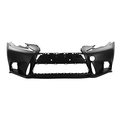 Bumper Fr Primed Black W/F Sport W/O Head Lamp Washer - Lexus Is350 Sedan 2014-2016 | Lexus Is200T F Sport 2016 | Lexus Is250 Sedan 2014-2015