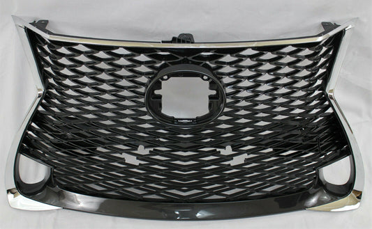Grille Ptd Black W/Chrome Moulding W/Sensor/F-Sport Pkg - Lexus Gs350 2016-2020 | Lexus Gs200T 2016-2017 | Lexus Gs300 2018-2019