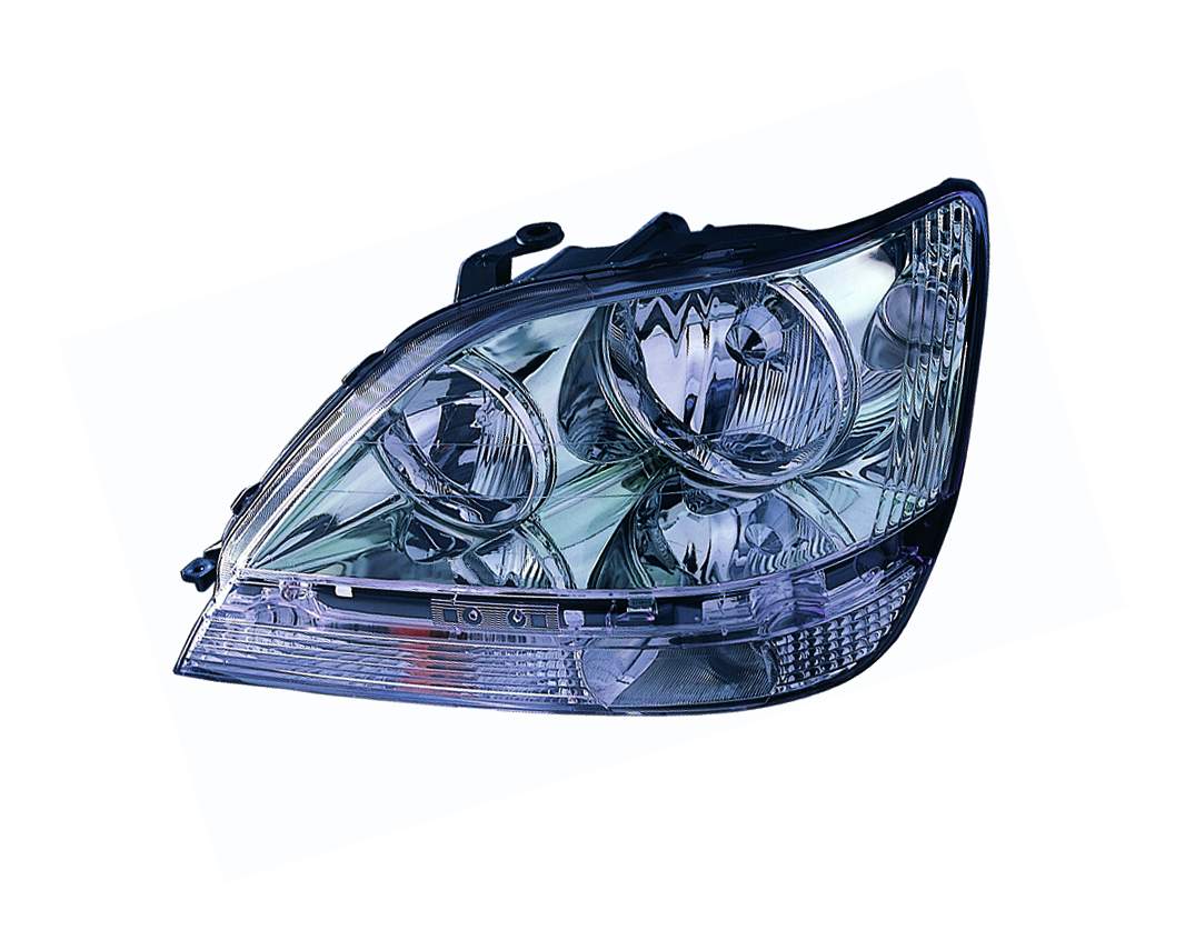 Head Lamp Lh Chrome House Hq - Lexus Rx300 2001-2003