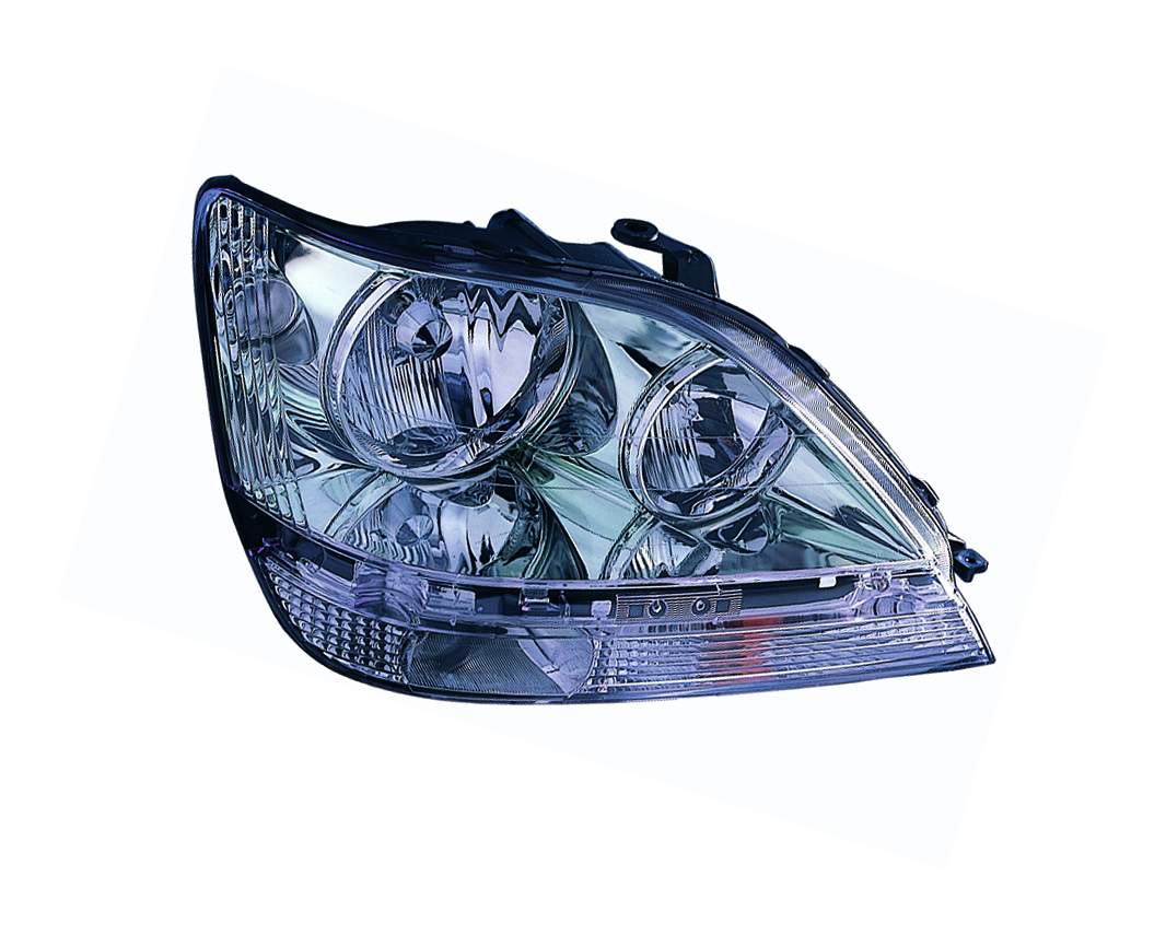 Head Lamp Rh Chrome House Hq - Lexus Rx300 2001-2003
