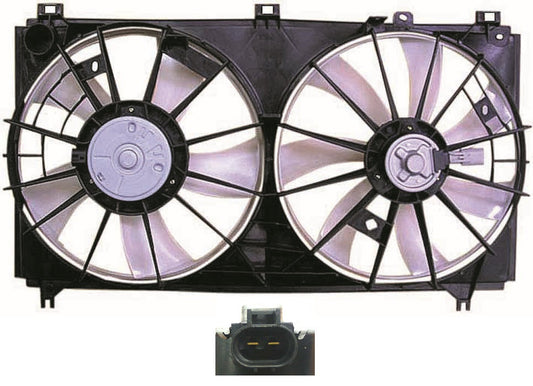 Cooling Fan Assy Without Reservoir 2.5Ltr V6 Engine Same As Lx3115118 - Lexus Is250 Sedan 2006-2012
