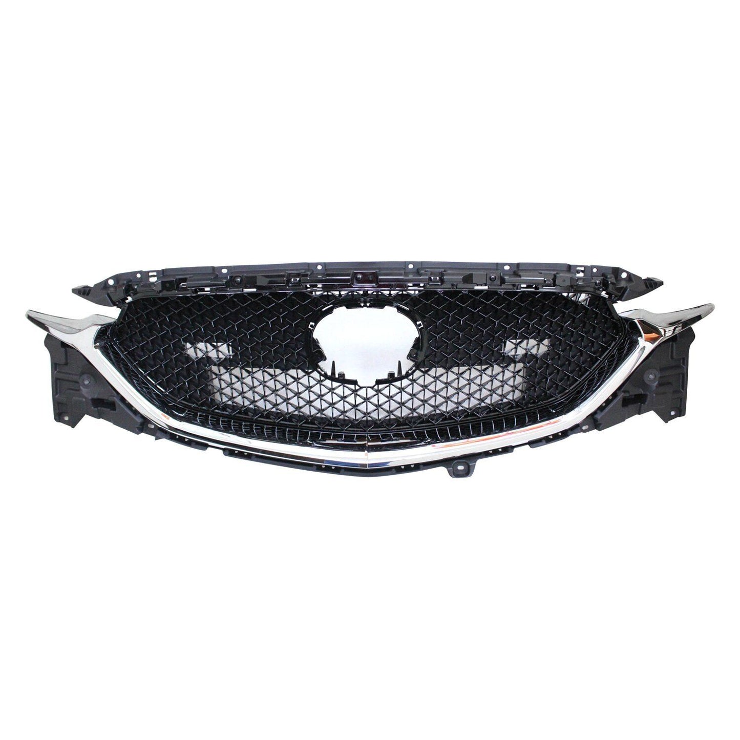 Grille Fr Ptd Black Mesh W/Chrome Molding/Adaptive Cruise W/O Camera - Mazda Cx5 2017-2021