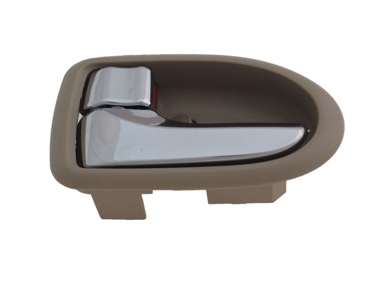 Door Handle Fr Lh Inner Beige W/Chrome - Mazda Mpv 2000-2003