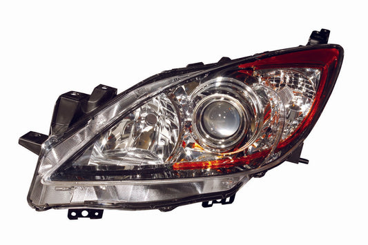 Head Lamp Lh Halogen W/O Sky Activ Pkg - Mazda Mazda 3 Sport (Canada) 2010-2013 | Mazda Mazda 3 2010-2013
