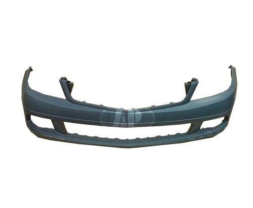 Bumper Fr Primed W/O Sensor W/O H L Washer W/O Amg Sport Pkg W/Chrome Slots - Mercedes C350 2008-2011 | Mercedes C230 2008-2009 | Mercedes C250 2010-2011