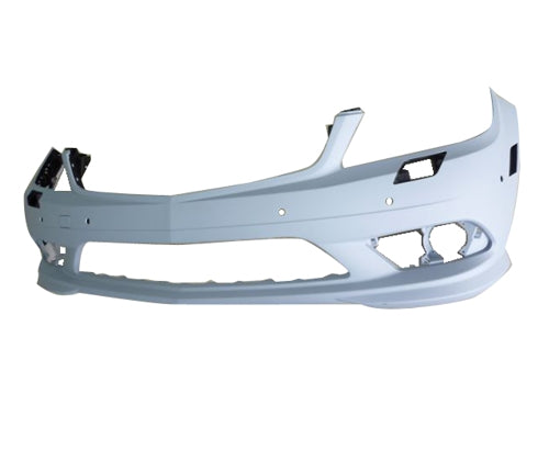 Bumper Fr Primed W/Washer/Amg W/O Led Drive Lamp/Park Assist Holes - Mercedes C350 2008-2011 | Mercedes C230 2008-2009 | Mercedes C250 2010-2011