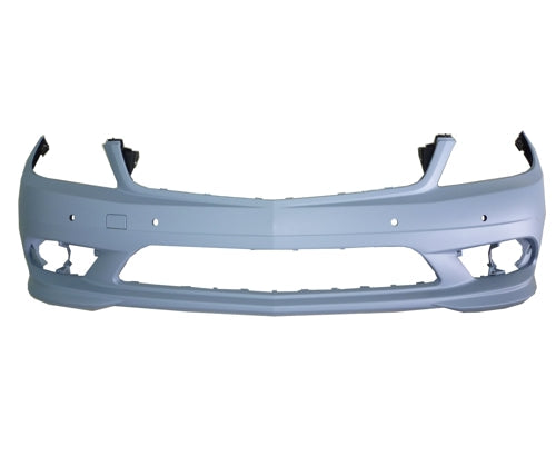 Bumper Fr Primed W/Sensor W/O H L Washer Hole W/Amg Sport Pkg W/O Led - Mercedes C350 2008-2011 | Mercedes C230 2008-2009 | Mercedes C250 2010-2011