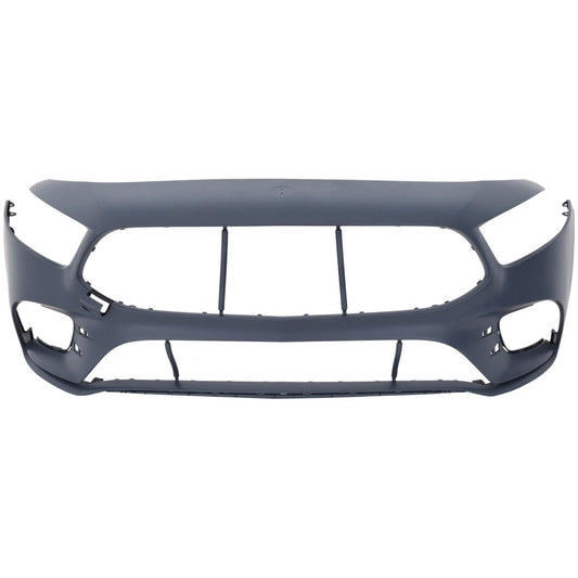 Bumper Fr Primed Ptm W/Tow Hook /Amg W/O Park Assist Sensor / Camera - Mercedes A250 2019-2022 | Mercedes A220 2019-2022