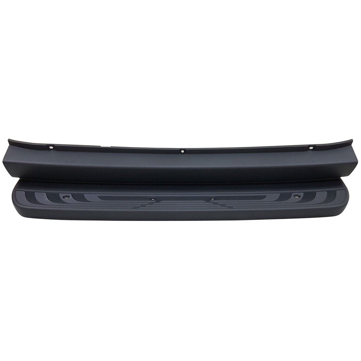 Bumper Rr Textured Dark Gray / Black W/Step W/O Hitch / Park Assist Sensor - Mercedes Sprinter 3500 Xd 2019-2025 | Mercedes Sprinter 2500 2019-2025 | Mercedes Sprinter 3500 2019-2025