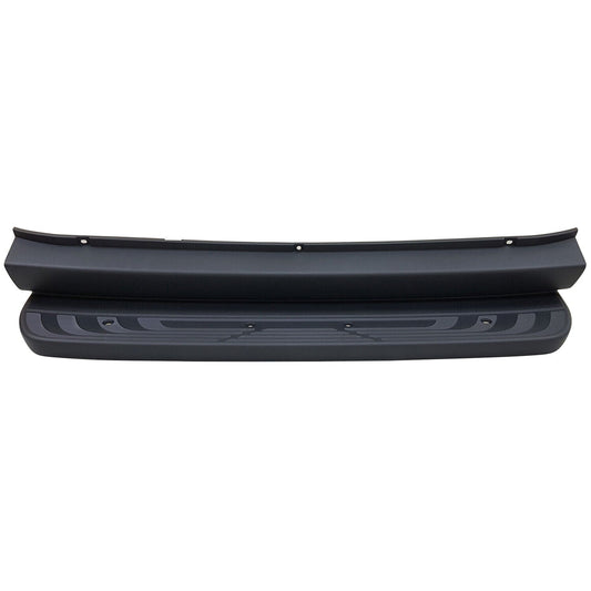 Bumper Rr Textured Dark Gray / Black W/Step W/O Hitch / Park Assist Sensor - Mercedes Sprinter 3500 Xd 2019-2025 | Mercedes Sprinter 2500 2019-2025 | Mercedes Sprinter 3500 2019-2025