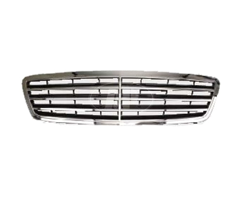 Grille Chrome/Black (Avngrd/Elgns) - Mercedes C350 2006-2007 | Mercedes C230 2005-2007 | Mercedes C320 2005