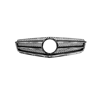 Grille Painted-Silver Gray W/Chrome Mldg W/Amg Pkg - Mercedes C63 Amg (4-Door) 2008-2011 | Mercedes C230 2008-2009 | Mercedes C250 2010-2011